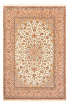 Isfahan Rug 200x291cm - Persian Rugs - Rectangle / Light Brown / 200 x 291 cm Rectangle