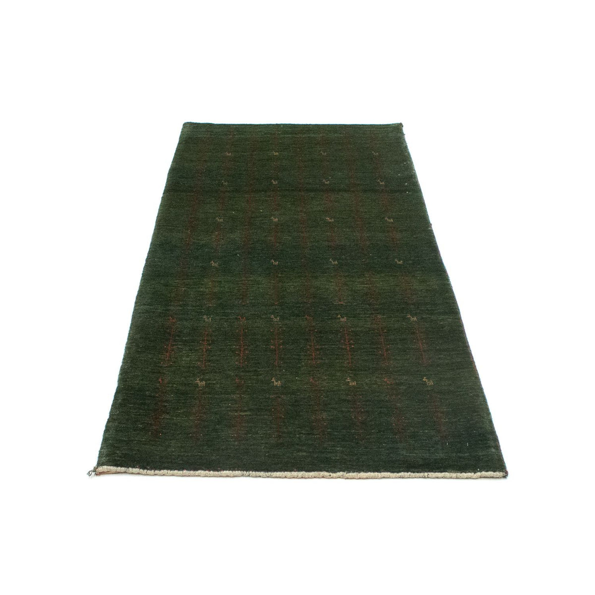 Runner Gabbeh Rug - Loribaft Perser - 209 x 87 cm - green