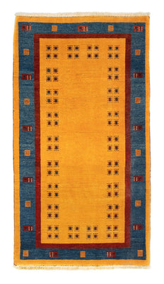 Runner Gabbeh Rug - Loribaft Perser - 194 x 103 cm - gold