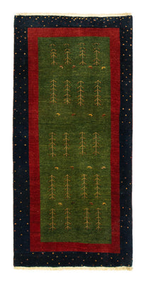 Runner Gabbeh Rug - Loribaft Perser - 203 x 94 cm - multicolored