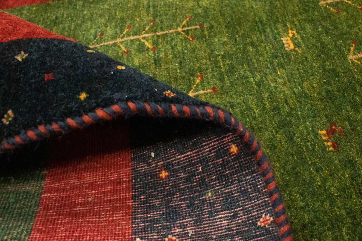 Runner Gabbeh Rug - Loribaft Perser - 203 x 94 cm - multicolored