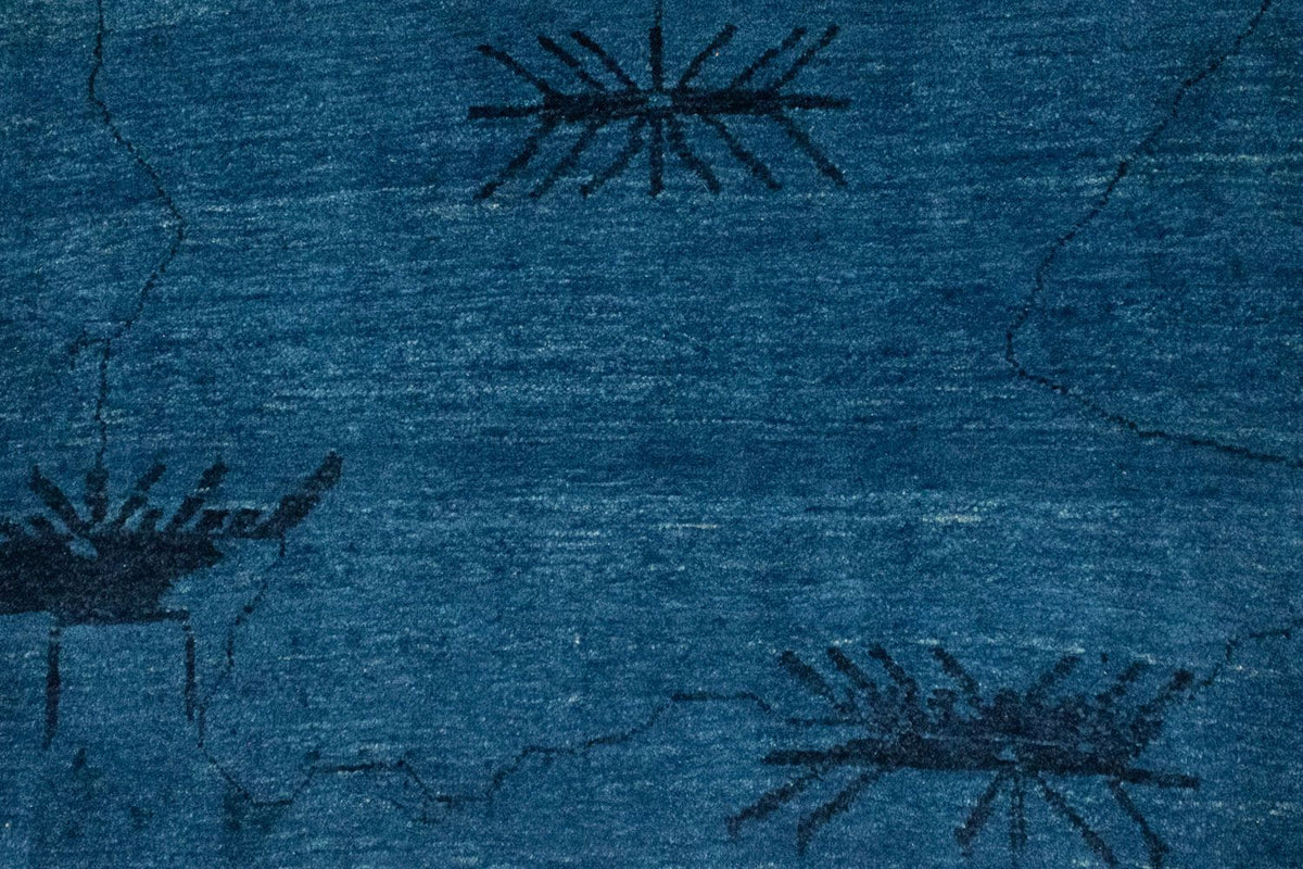 Gabbeh Rug - Loribaft Perser - 150 x 102 cm - dark blue