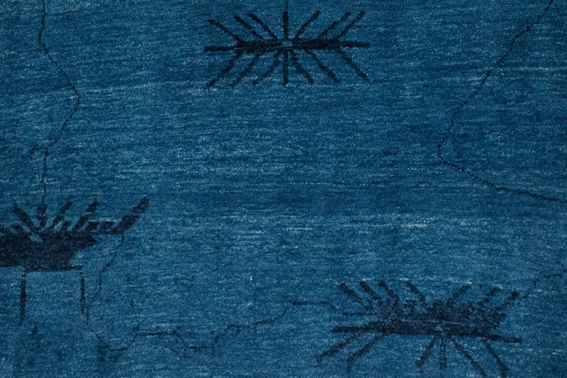 Gabbeh Rug - Loribaft Perser - 150 x 102 cm - dark blue