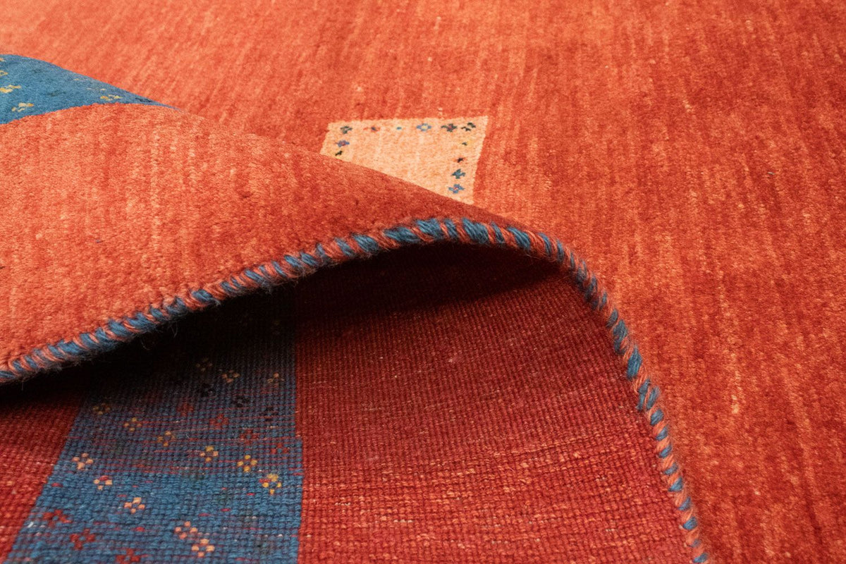 Gabbeh Rug - Loribaft Perser - 210 x 142 cm - red