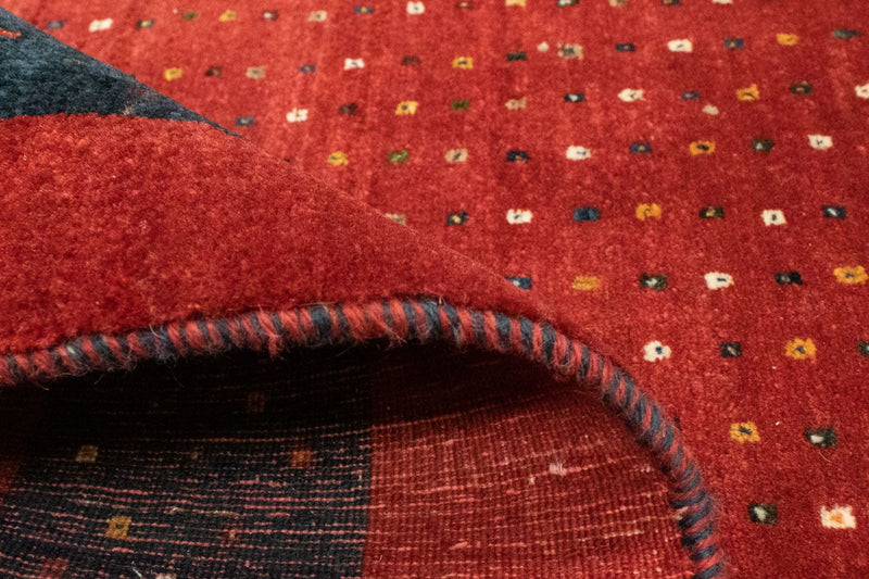 Gabbeh Rug - Loribaft Perser - 155 x 103 cm - red