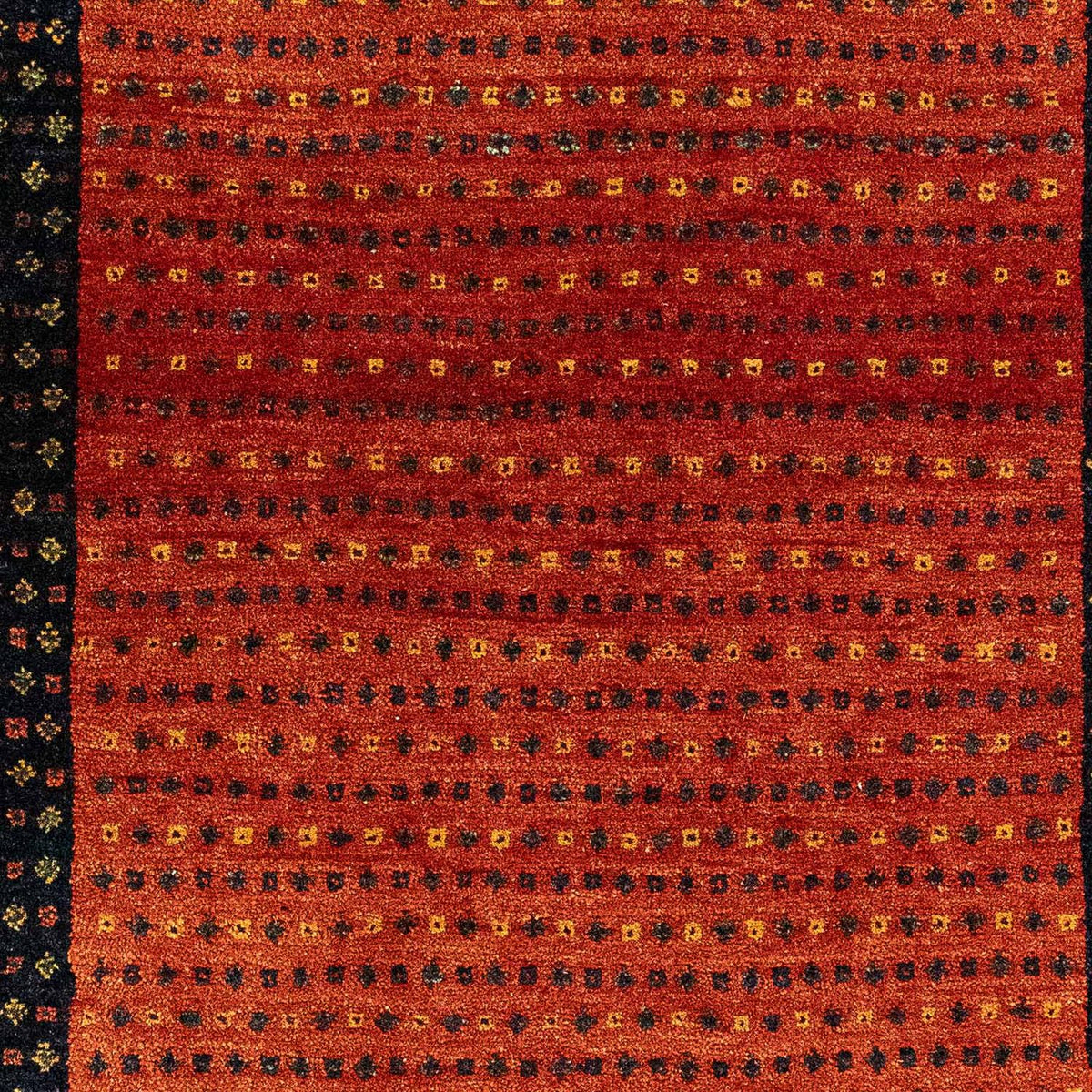 Gabbeh Rug - Loribaft Perser - 136 x 82 cm - dark red