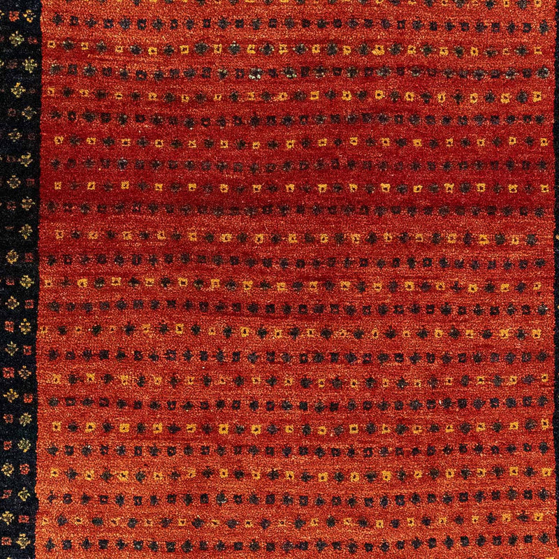 Gabbeh Rug - Loribaft Perser - 136 x 82 cm - dark red