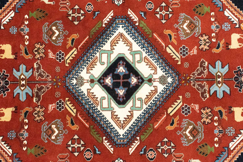 Perser Rug - Nomadic - 152 x 112 cm - red
