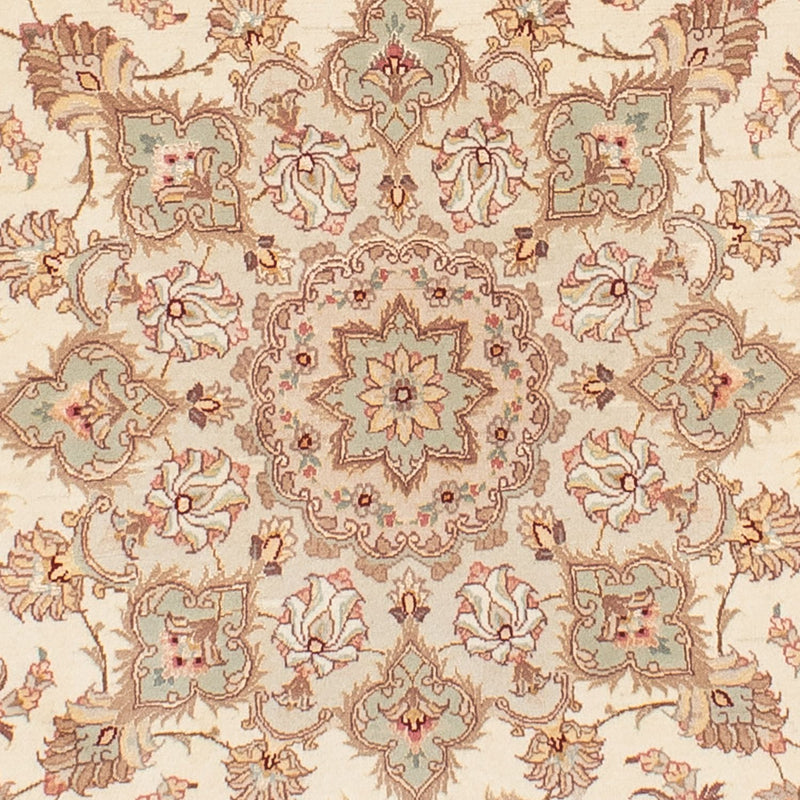 Perser Rug - Tabriz - Royal round  - 146 x 146 cm - beige