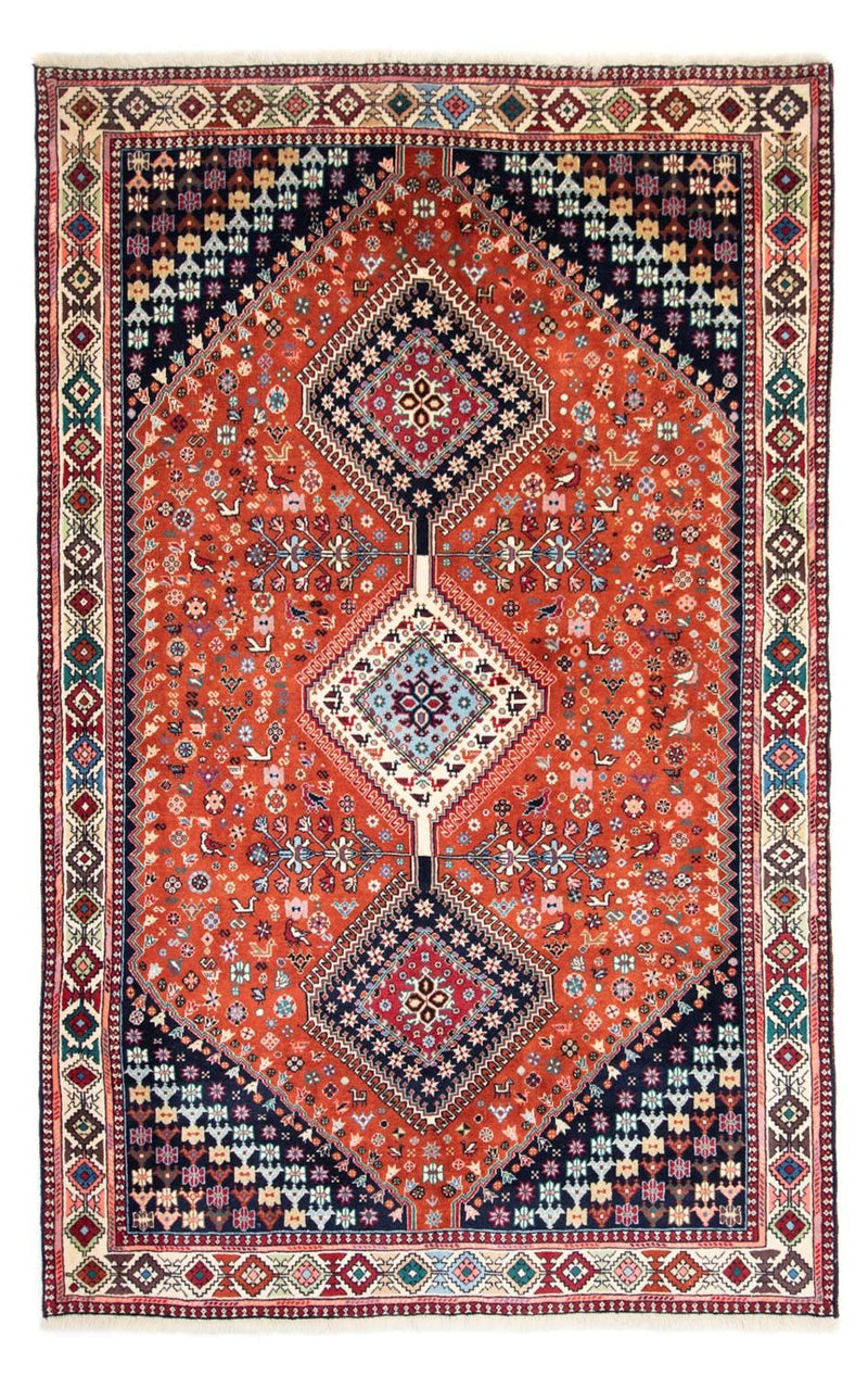 Perser Rug - Nomadic - 243 x 152 cm - red