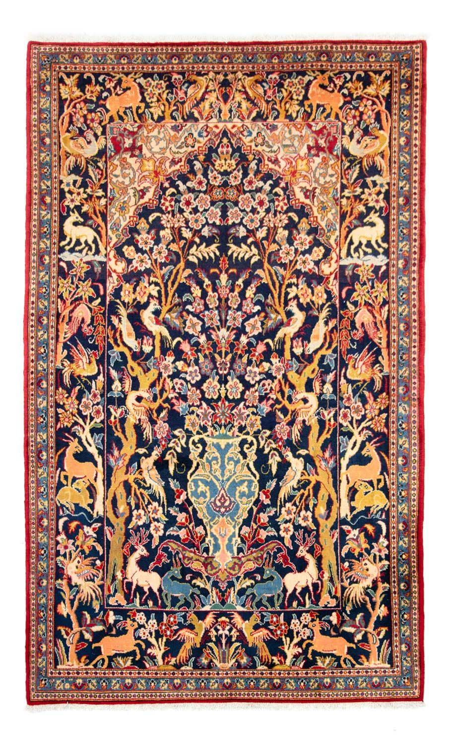 Perser Rug - Ghom - 217 x 134 cm - dark blue