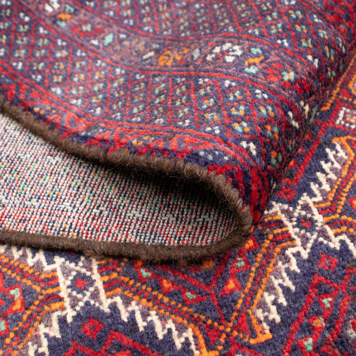 Belutsch Rug - 165 x 95 cm - dark red