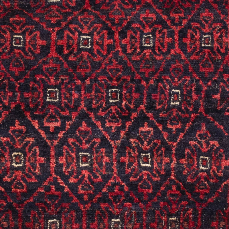 Runner Belutsch Rug - 177 x 92 cm - dark red