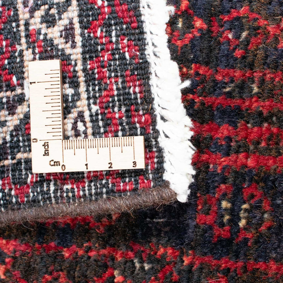 Runner Belutsch Rug - 177 x 92 cm - dark red