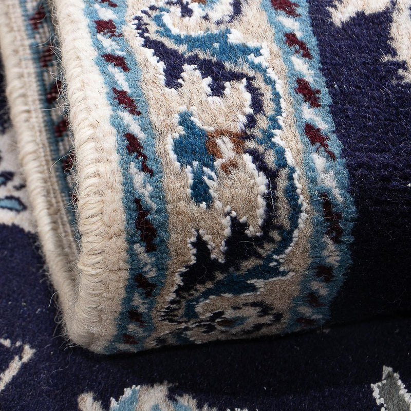 Perser Rug - Nain - 140 x 88 cm - dark blue