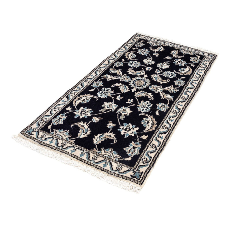 Perser Rug - Nain - 142 x 66 cm - dark blue