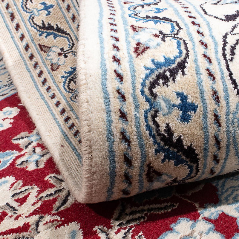 Perser Rug - Nain - 293 x 190 cm - dark red