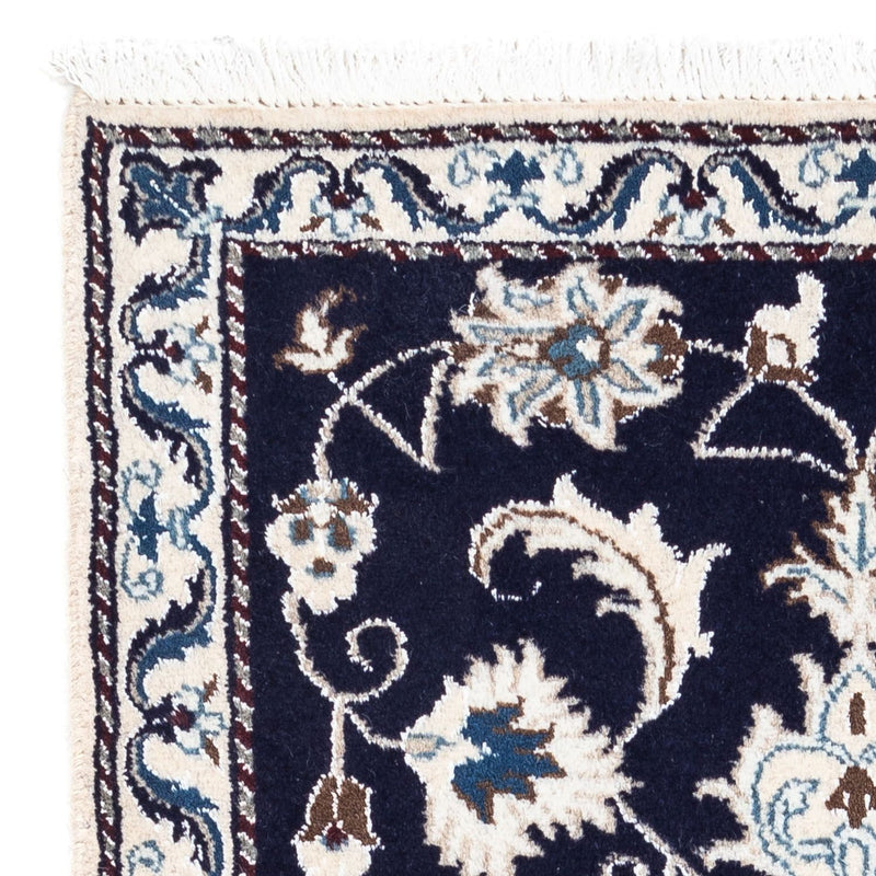 Perser Rug - Nain - 136 x 68 cm - dark blue