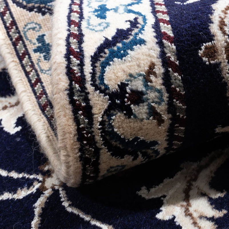 Perser Rug - Nain - 136 x 68 cm - dark blue