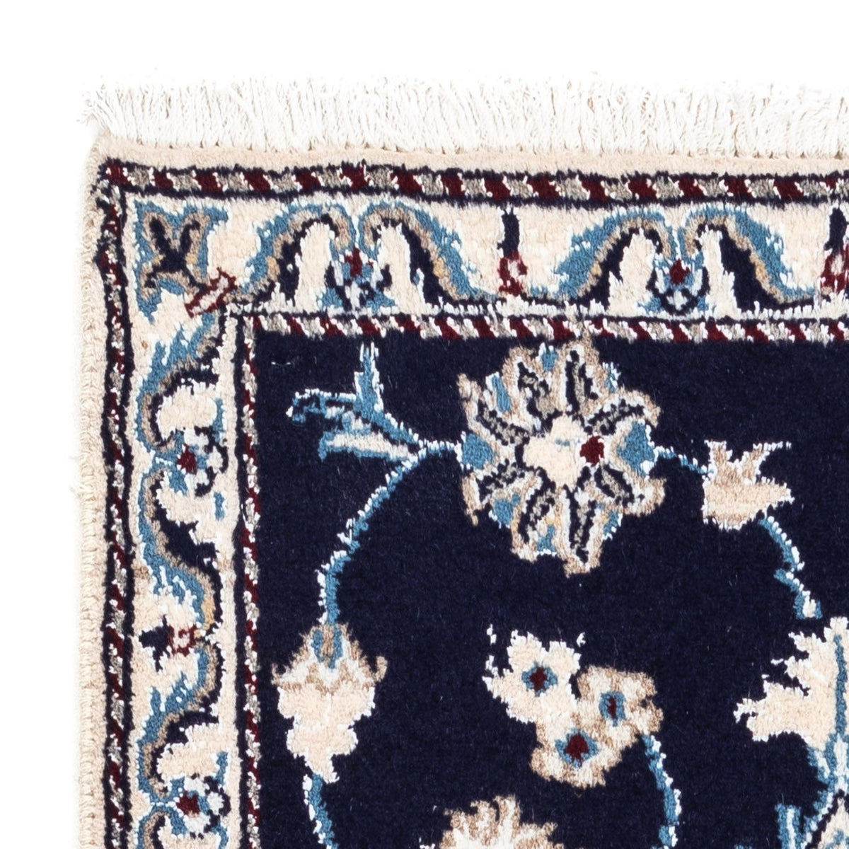 Perser Rug - Nain - 141 x 67 cm - dark blue