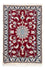 Perser Rug - Nain - 90 x 60 cm - dark red