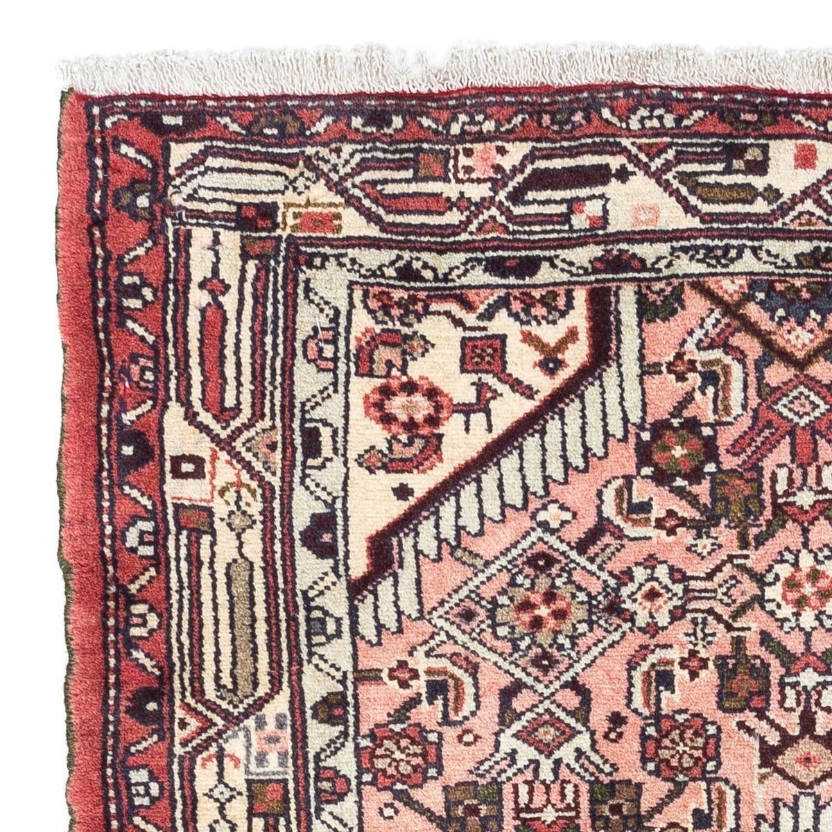 Perser Rug - Nomadic - 121 x 80 cm - light red