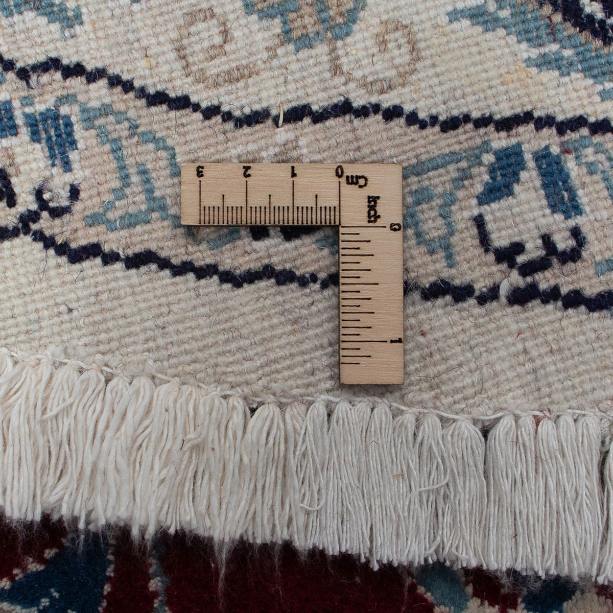 Perser Rug - Nain round  - 250 x 250 cm - dark red