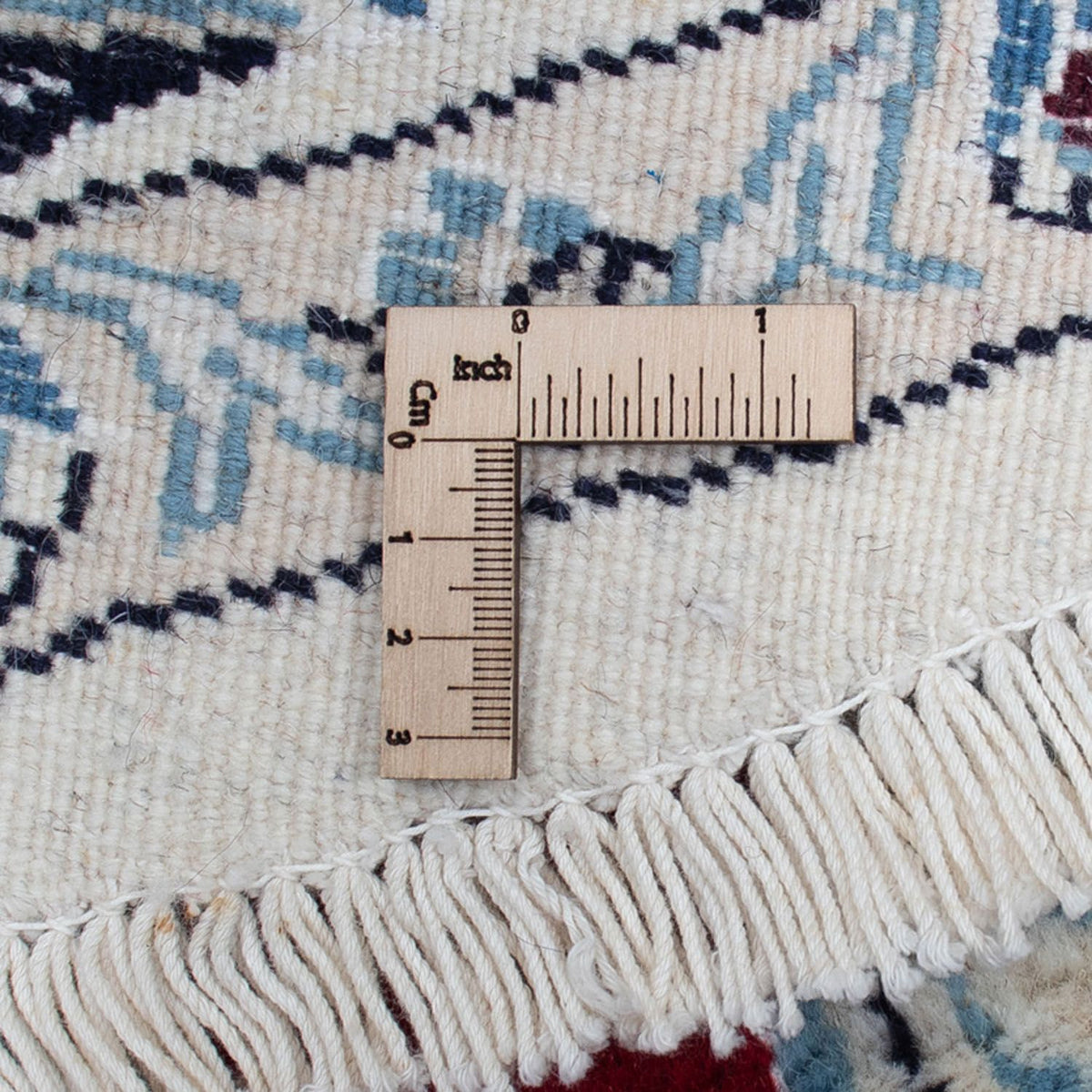 Perser Rug - Nain round  - 250 x 250 cm - dark red