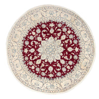 Perser Rug - Nain round  - 245 x 245 cm - dark red
