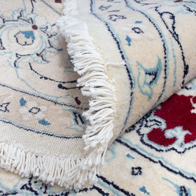 Perser Rug - Nain round  - 245 x 245 cm - dark red