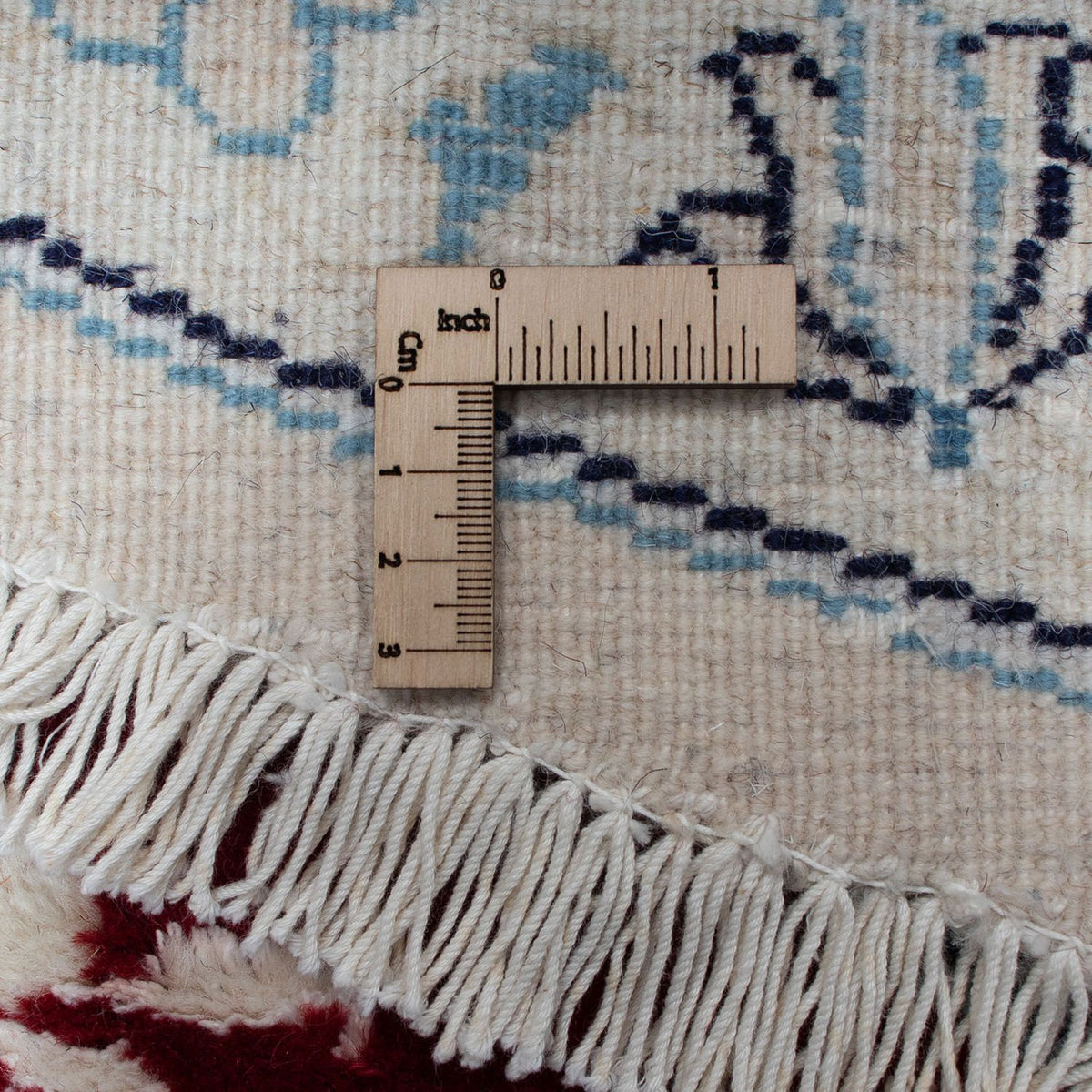 Perser Rug - Nain round  - 290 x 290 cm - dark red