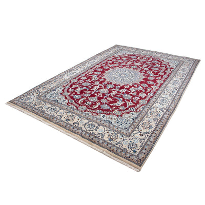 Perser Rug - Nain - 296 x 195 cm - dark red