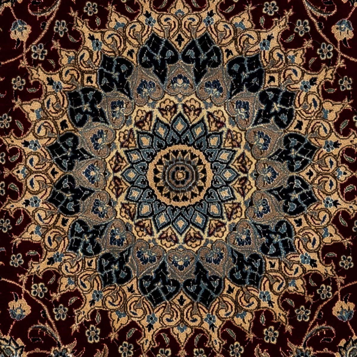 Perser Rug - Nain - Royal - 344 x 248 cm - black