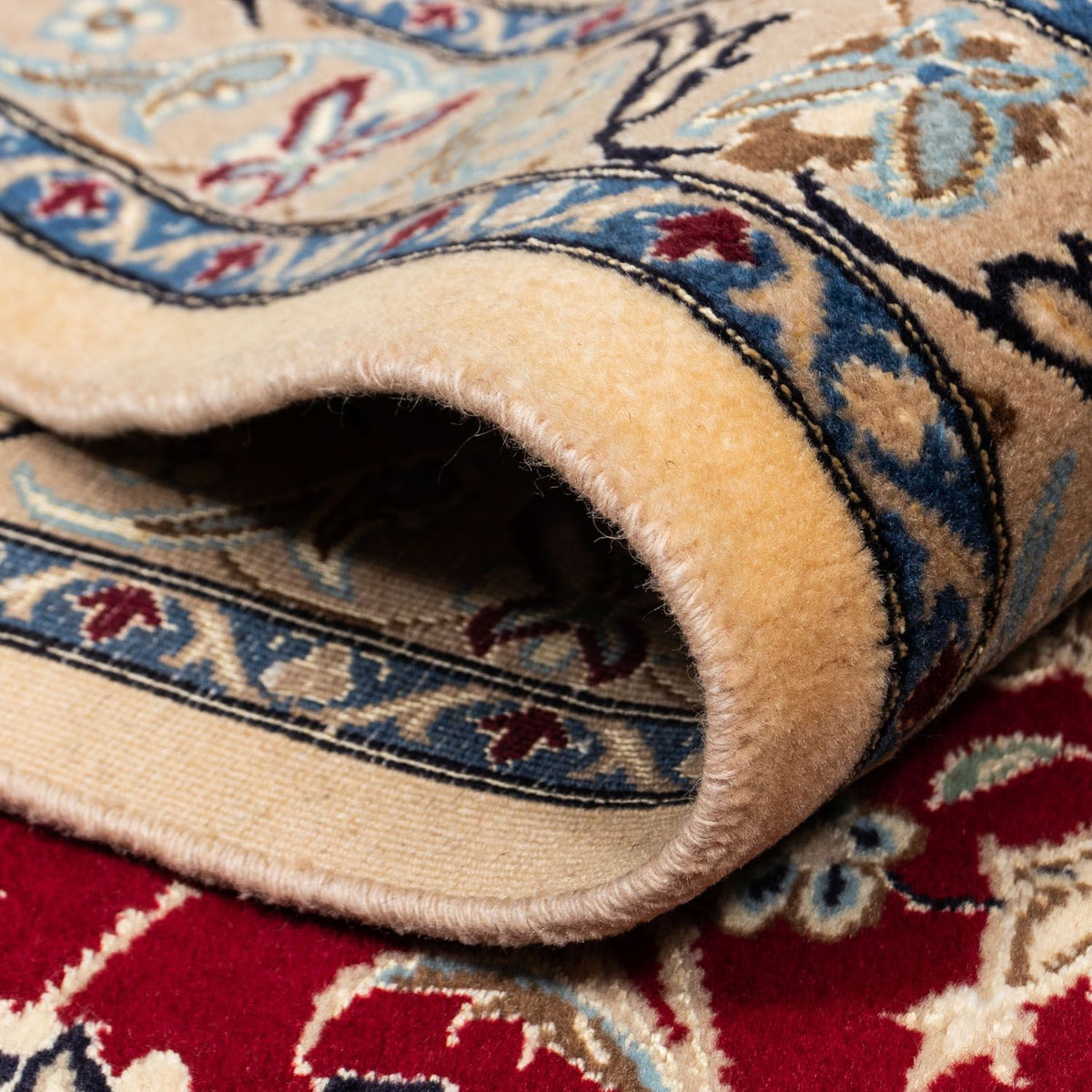 Perser Rug - Nain - Royal - 344 x 248 cm - black