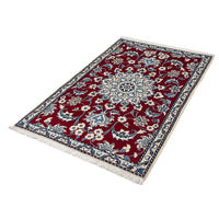Perser Rug - Nain - 138 x 89 cm - dark red