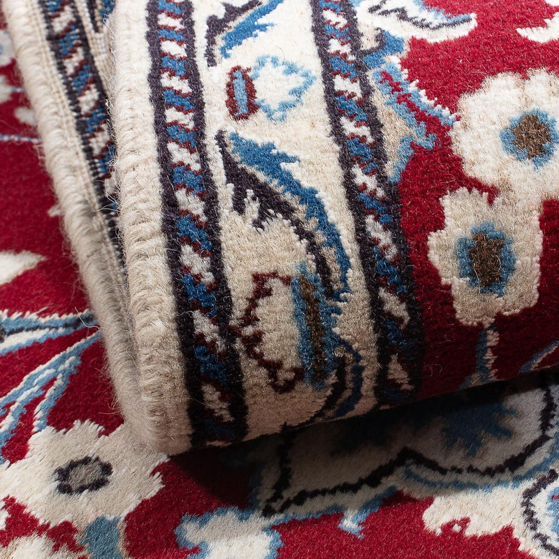 Perser Rug - Nain - 138 x 89 cm - dark red