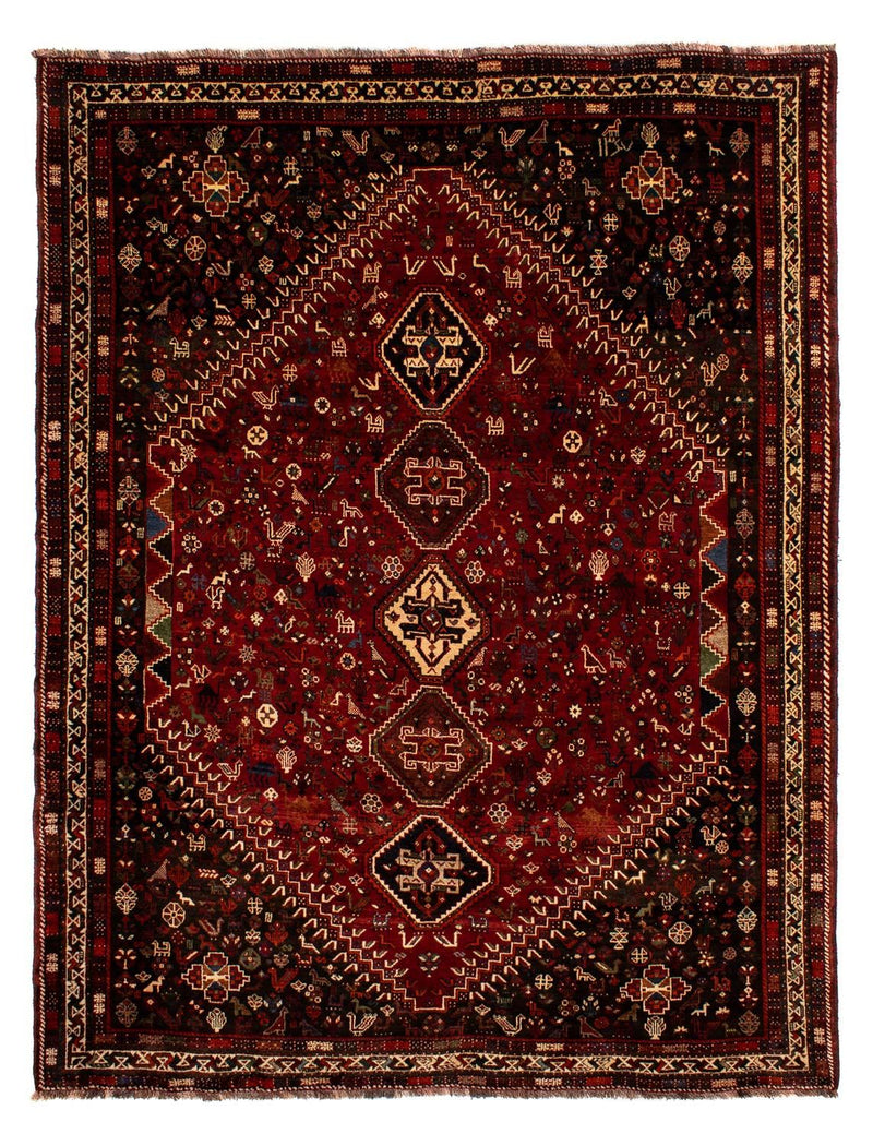 Perser Rug - Nomadic - 310 x 228 cm - dark red