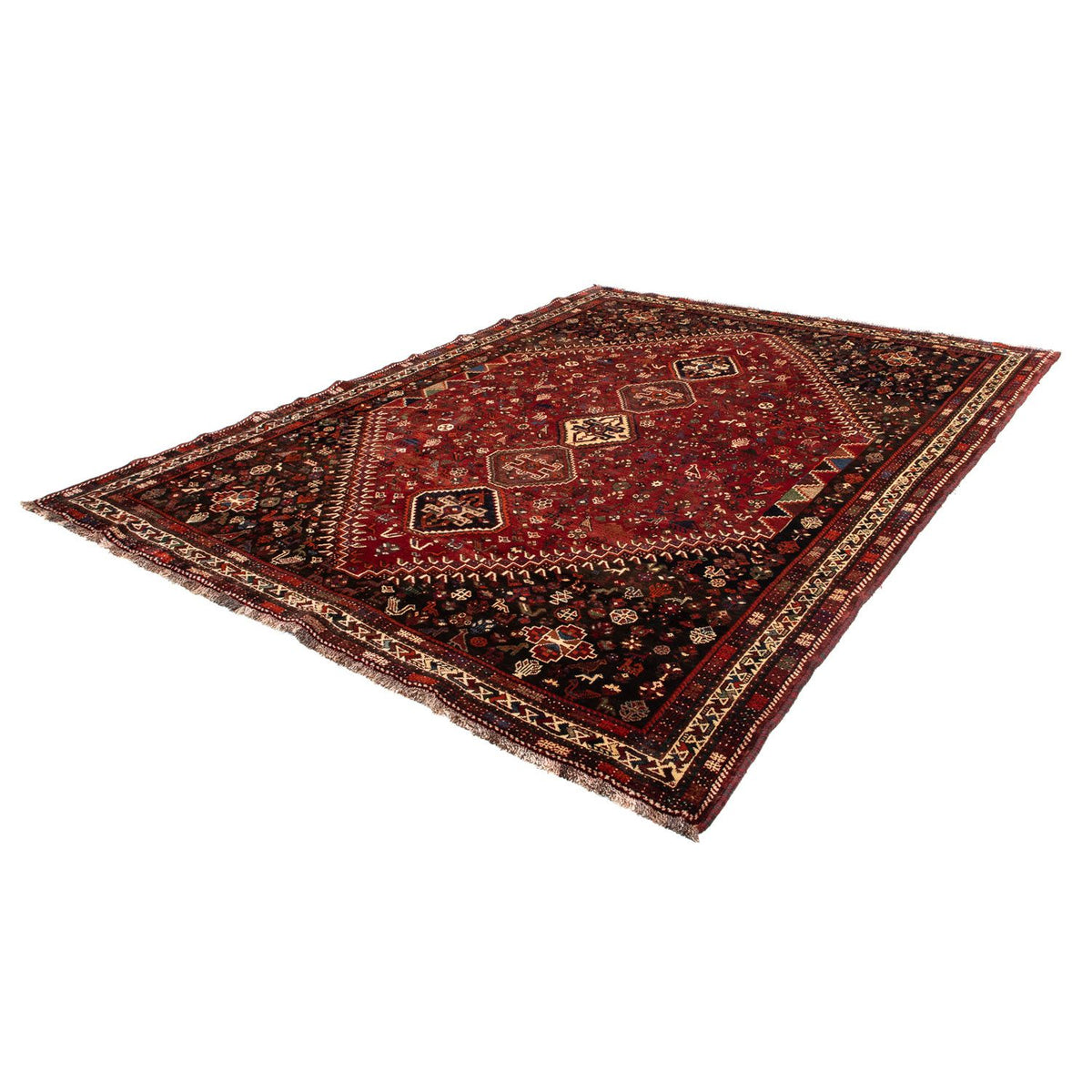 Perser Rug - Nomadic - 310 x 228 cm - dark red
