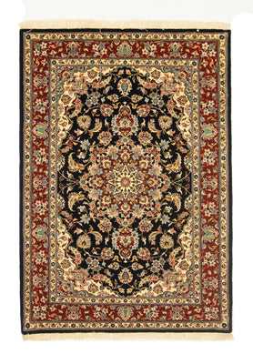 Perser Rug - Ghom - 151 x 105 cm - black