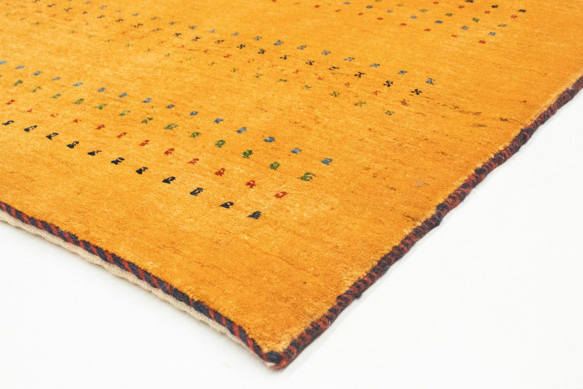 Runner Gabbeh Rug - Loribaft Perser - 197 x 83 cm - gold