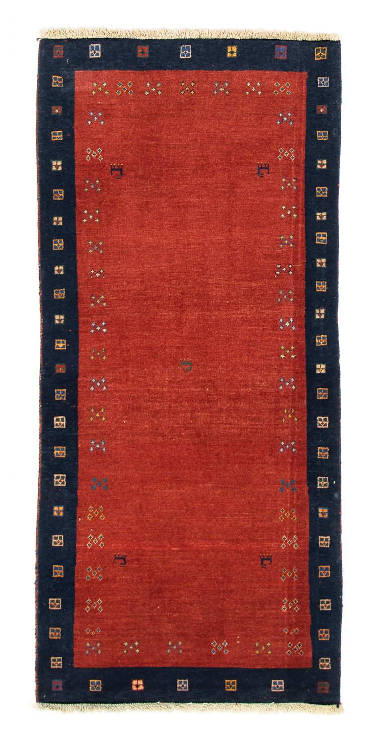 Runner Gabbeh Rug - Loribaft Perser - 190 x 85 cm - red