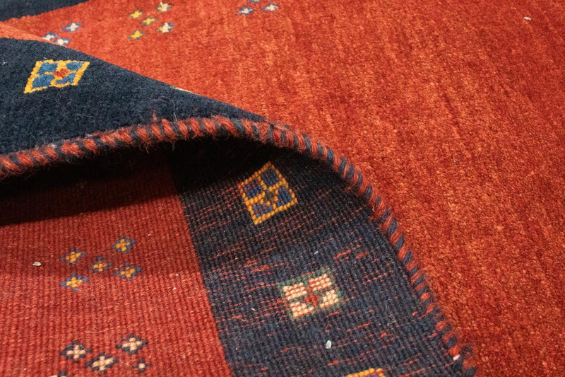 Runner Gabbeh Rug - Loribaft Perser - 190 x 85 cm - red