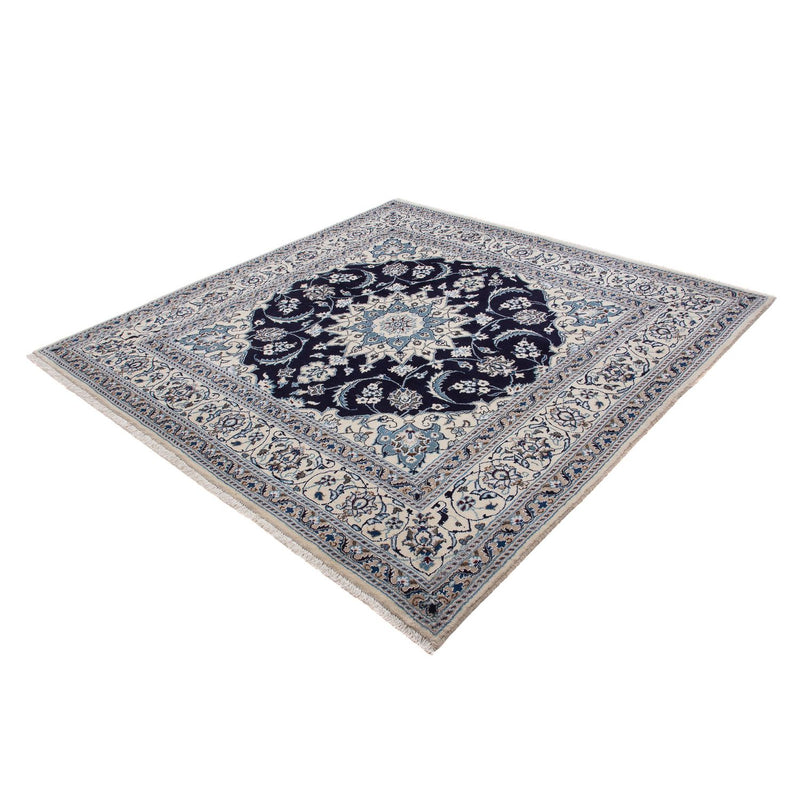 Perser Rug - Nain square  - 198 x 192 cm - dark blue