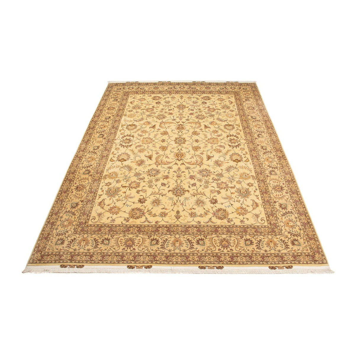 Perser Rug - Tabriz - Royal - 393 x 298 cm - light brown