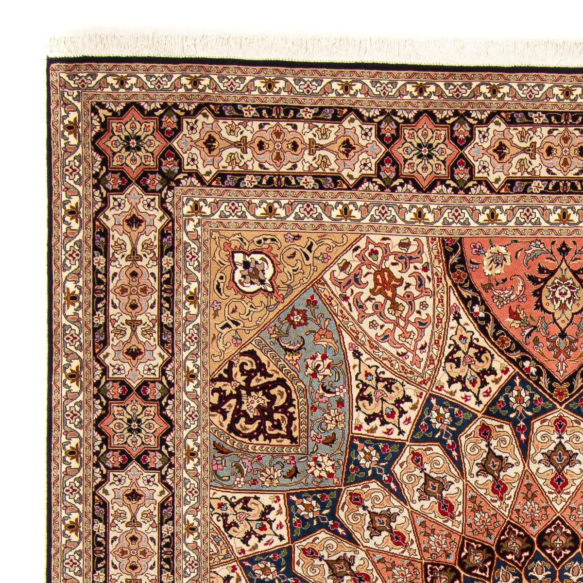 Tabriz - 50 Raj Rug 202x242cm - Persian Rugs