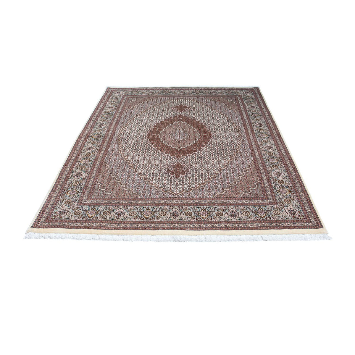 Perser Rug - Tabriz - Royal - 210 x 150 cm - light brown