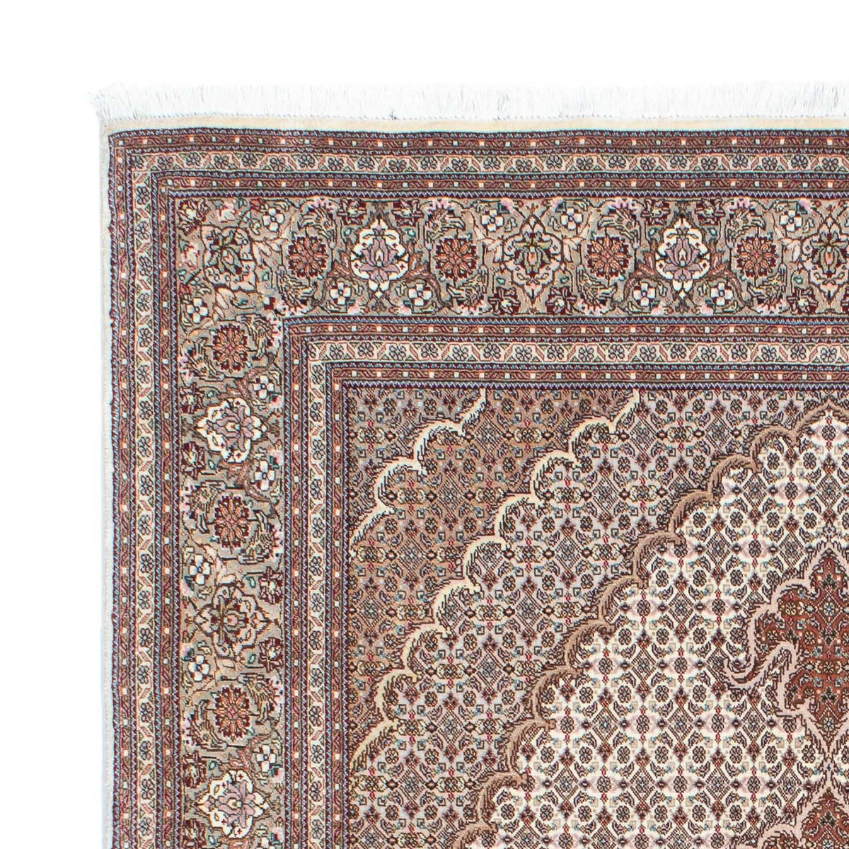 Perser Rug - Tabriz - Royal - 210 x 150 cm - light brown