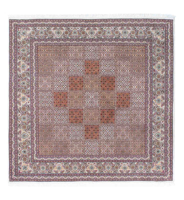 Perser Rug - Tabriz square  - 153 x 150 cm - dark red