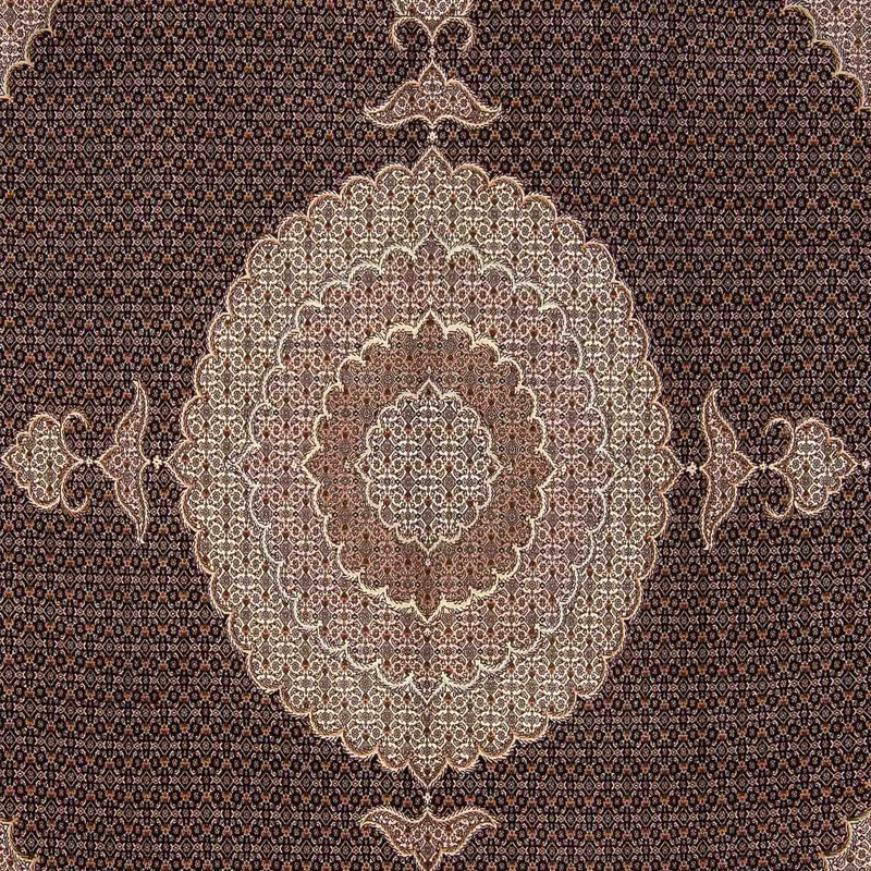 Perser Rug - Tabriz square  - 315 x 298 cm - dark brown
