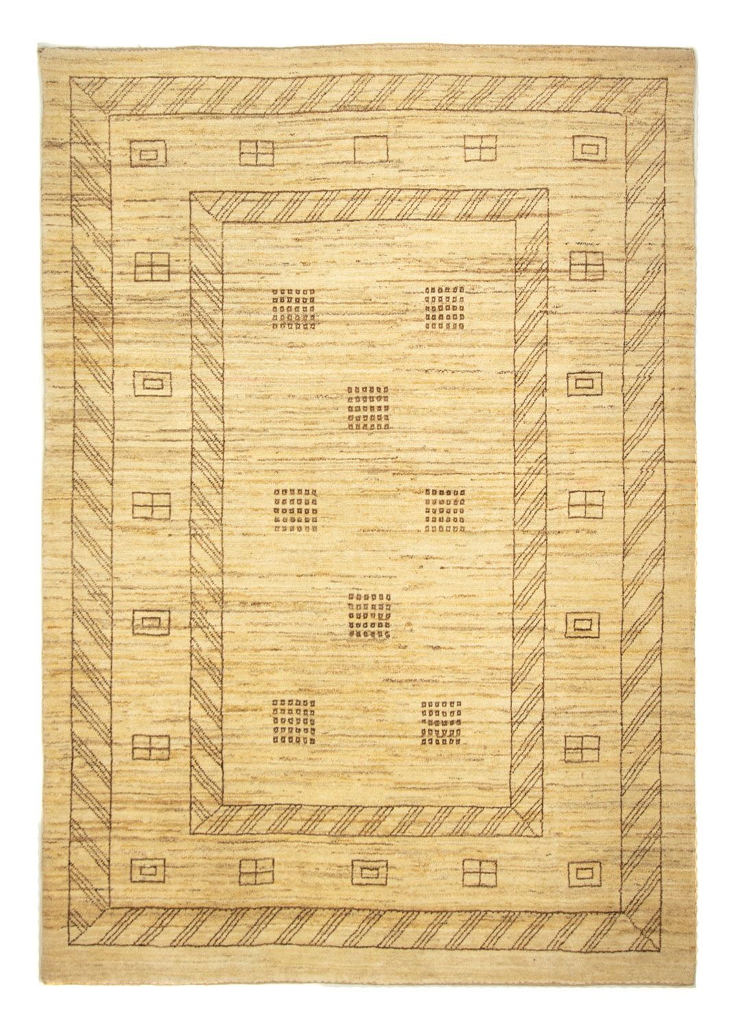 Gabbeh Rug - Perser - 231 x 167 cm - beige